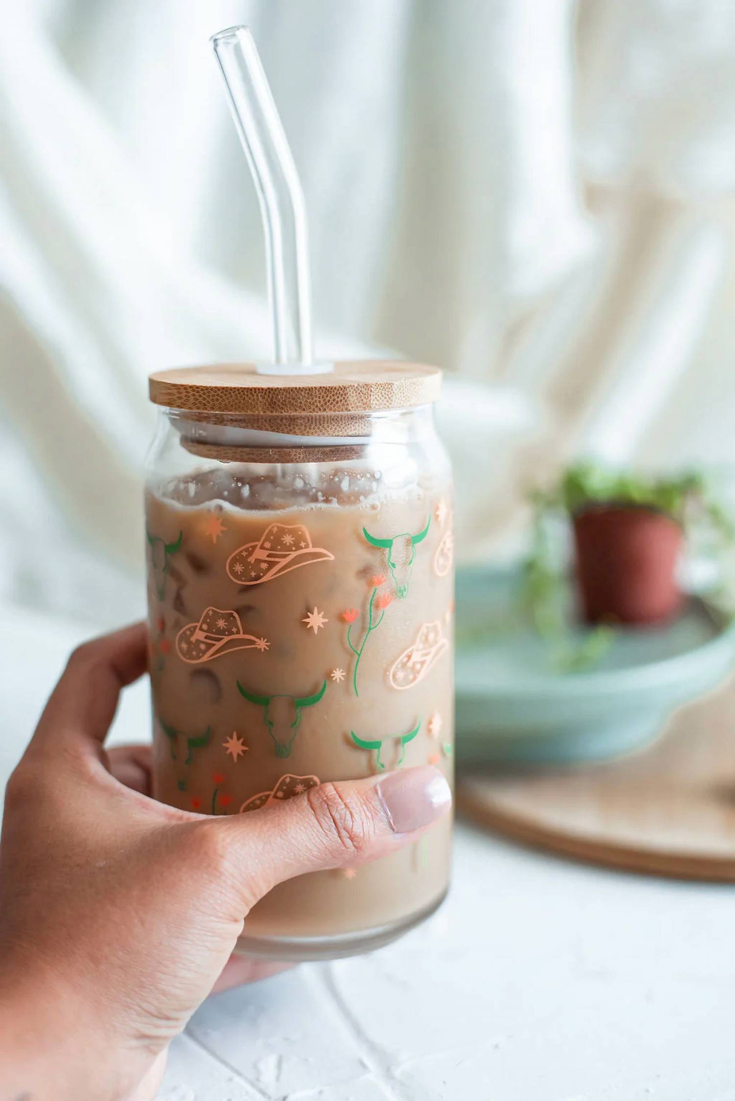 The Care Collective - Westen Latte Glass