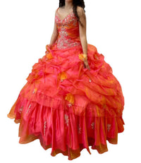 House Of Wu - Quincea√±era V-Neck Dress
