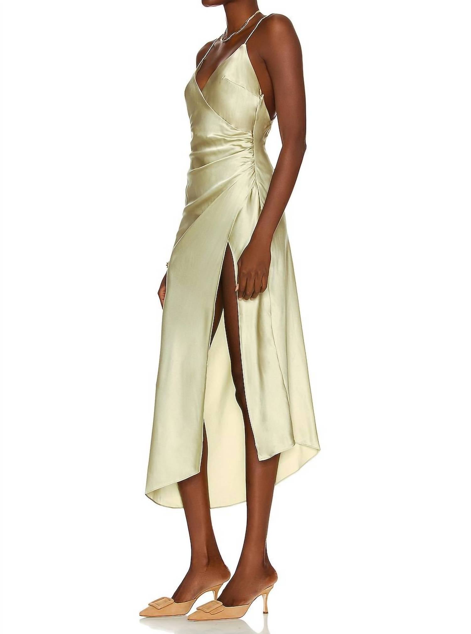 Ser.O.Ya - Emma Midi Silk Dress