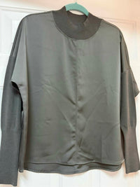 Charlie B - Women's Satin Long Sleeve Blouse