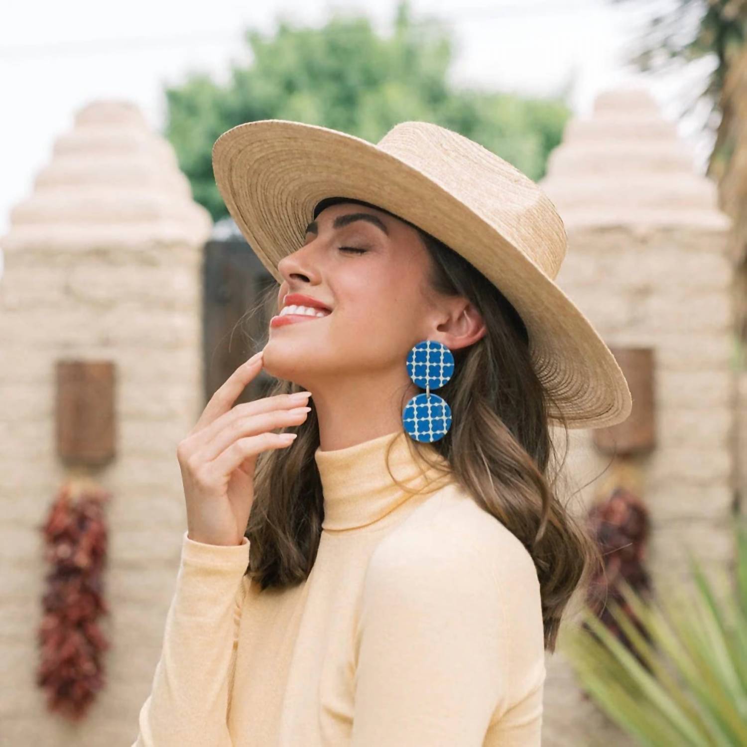 Sunshine Tienda - Women's Dot Double Dangle Earrings