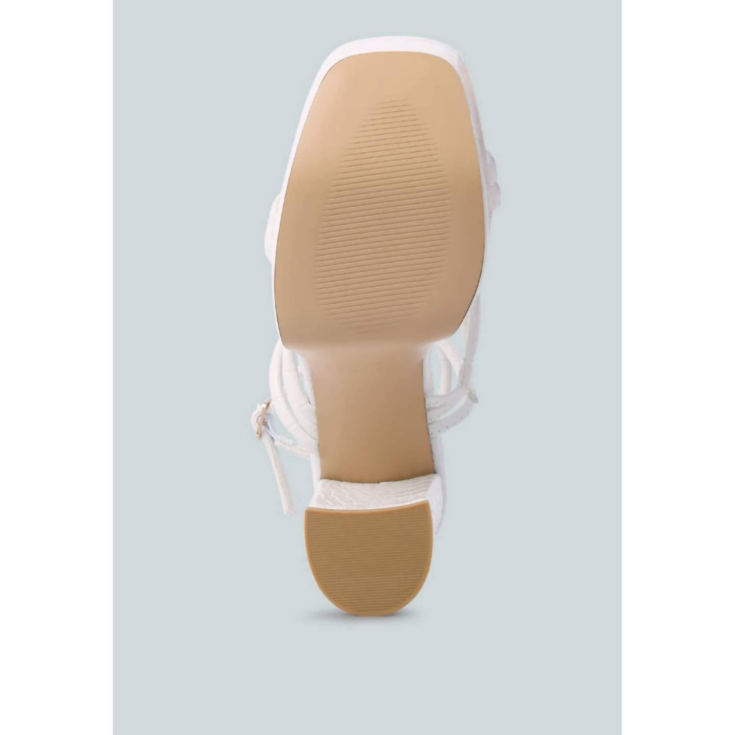 London Rag - Women's Beam Tips Strappy High Heel Sandals