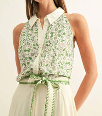Adelyn Rae - BAILEE HALTER SHIRT
