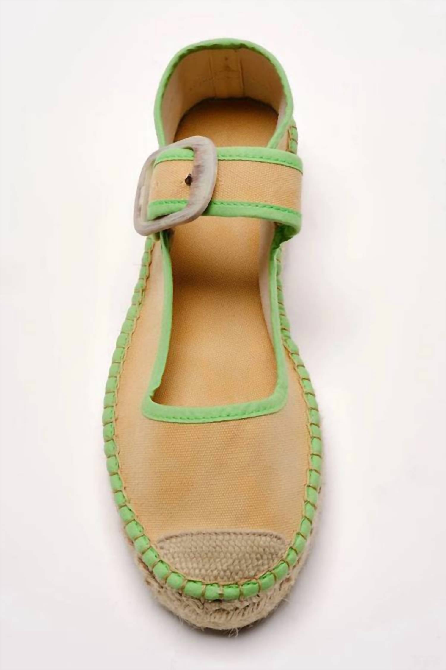 Free People Women Surfside 2.0 Mary Jane Espadrilles in salted lime - women's shoe - view 5