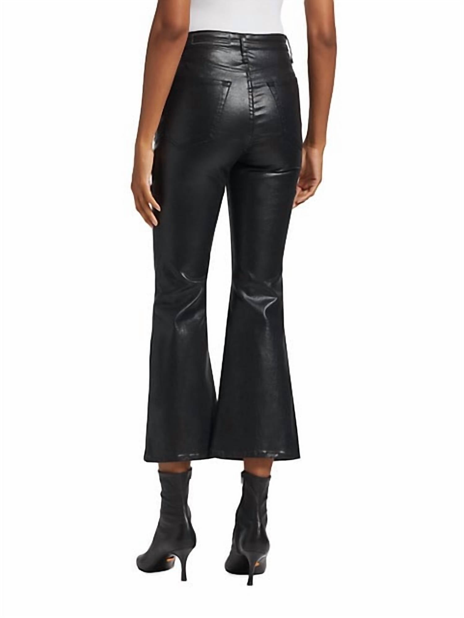 Rag & Bone - Casey Coated High-Rise Ankle Flare Jean