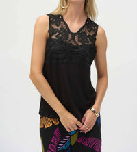 Joseph Ribkoff - V-neck Sleeveless Pullover Top