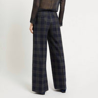 Ottod'Ame - Palazzo Pants With Patchwork Check