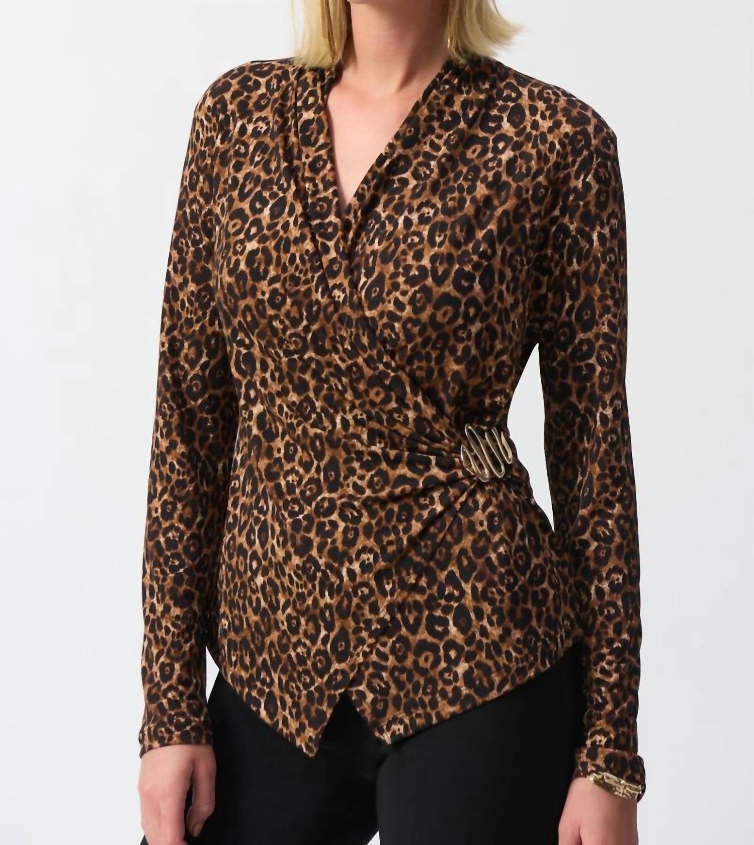 Joseph Ribkoff - Silky Knit Animal Print Top