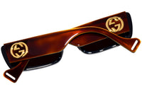 Gucci - Rectangle Non Polarized Sunglasses 0516s - 015