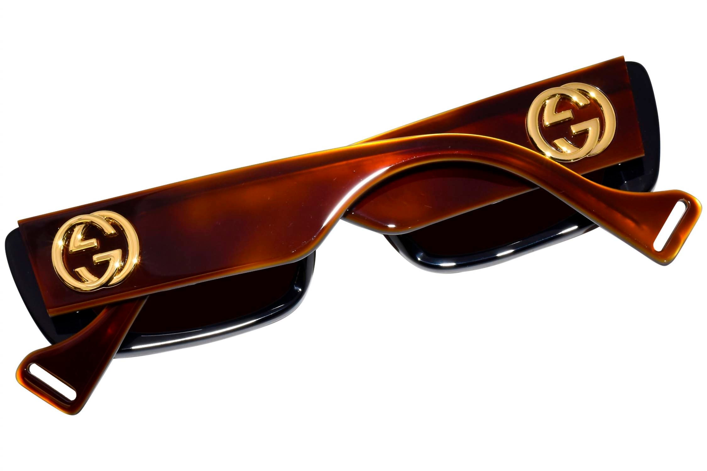 Gucci - Rectangle Non Polarized Sunglasses 0516s - 015