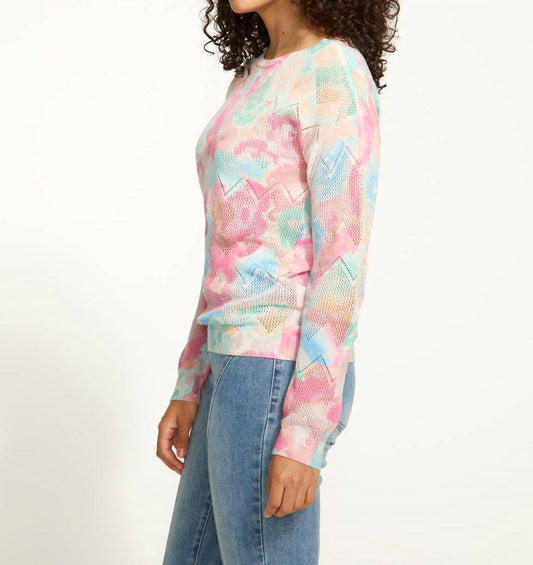 Fdj - Pointelle Printed Sweater