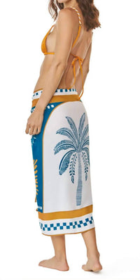 Dulzamara - Grace Bay Multipurpose Long Pareo Cover-up