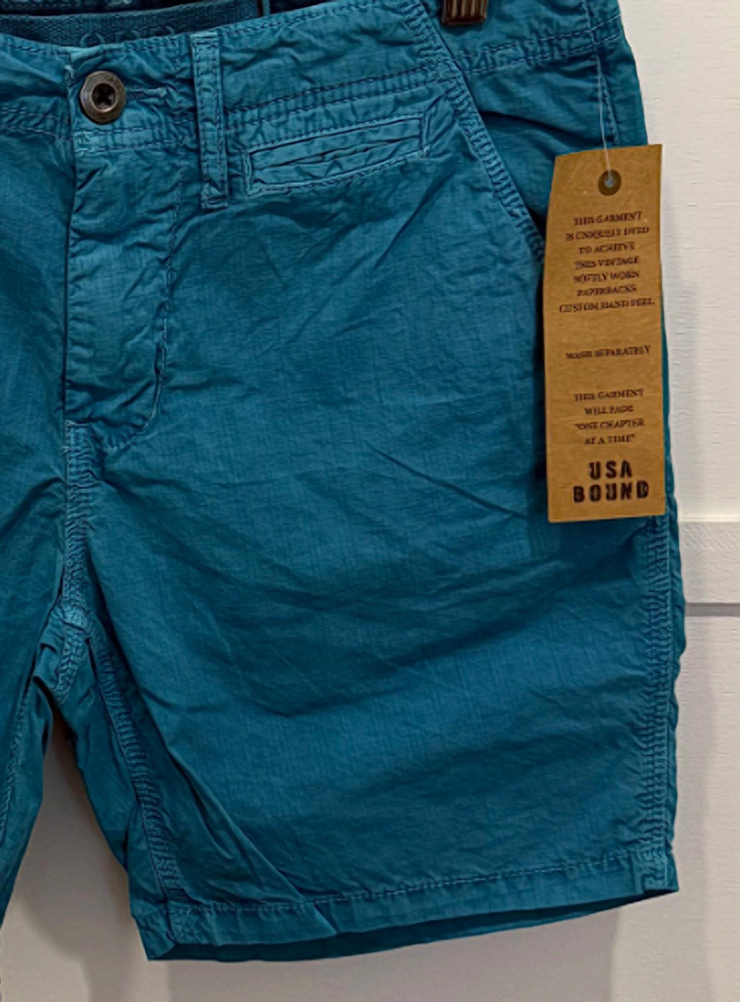 Original Paperbacks Men's Palm Springs Short in oceantide - men's shorts - detail view