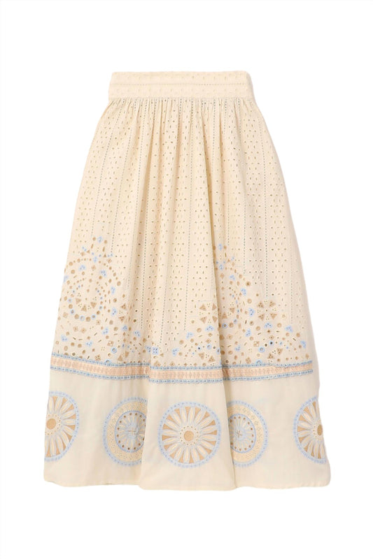 Emporio Sirenuse - Women's Suri Amalfi Embroidery Skirt