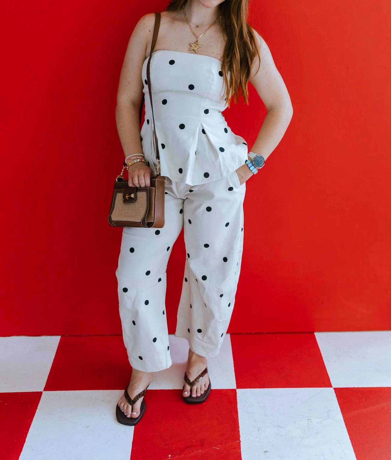 Klesis - Grace Polka Dot Tube Top Set