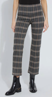Lysse Women's Ankle Elysse Pant in equestrian plaid - women's pants