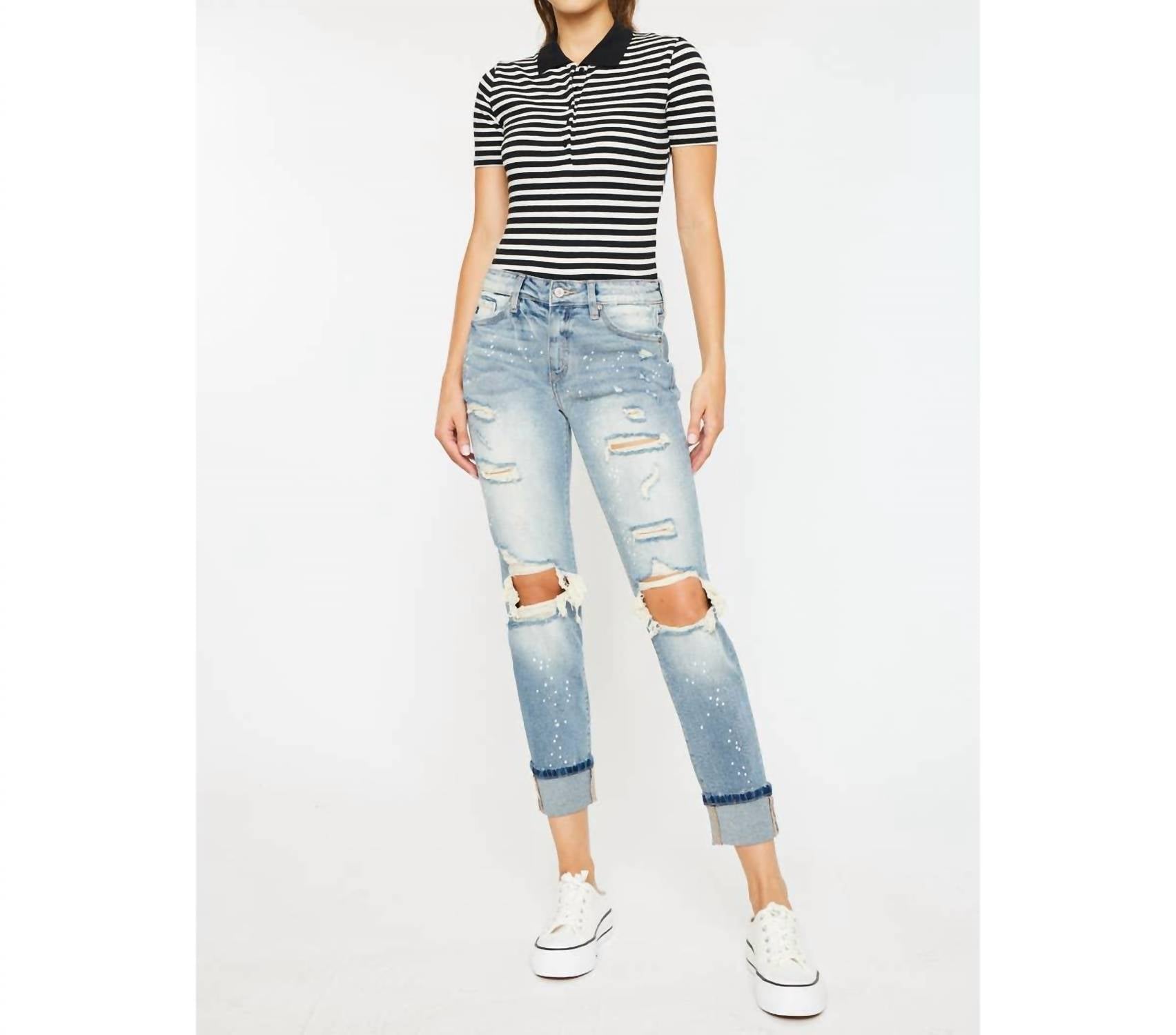Kancan - High Rise Boyfriend Jeans