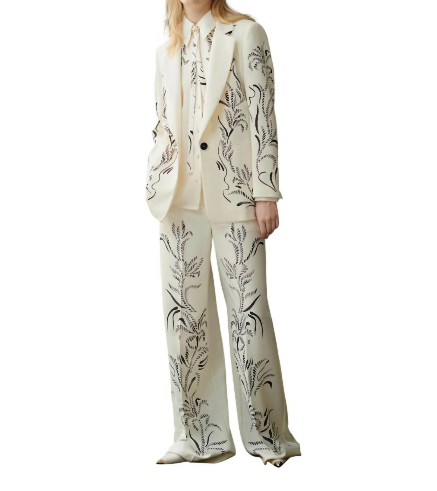 Marella - Luciana Printed Satin Blazer