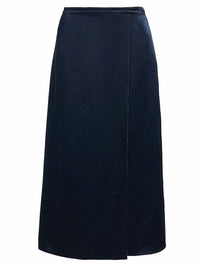 Vince - Beaded Boarder Front Slit Skirt