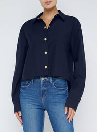 L'Agence - Cosette Crop Hi-low Top