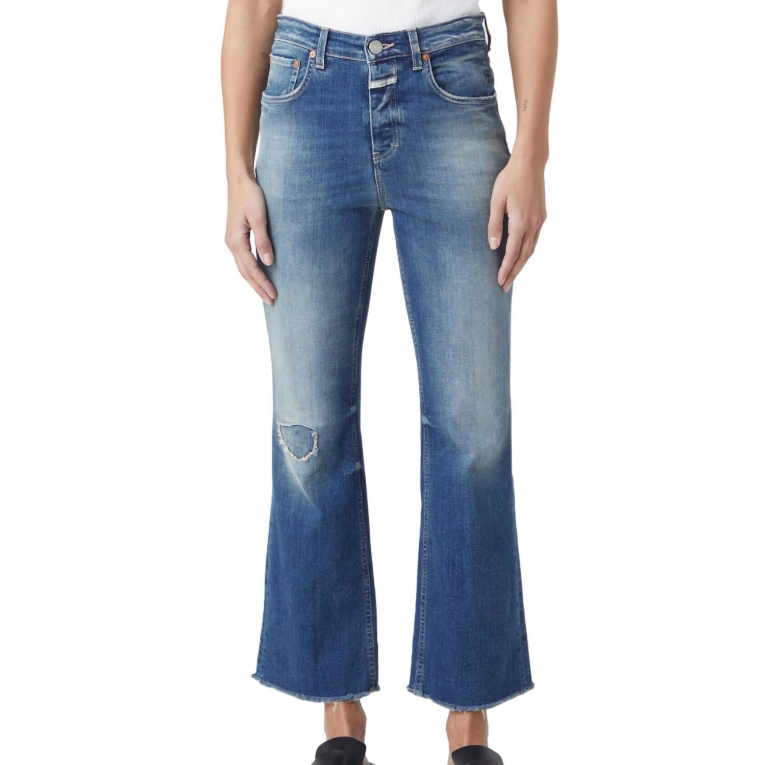 CLOSED Women's High Sun Denim Jean in dark blue - women's jeans