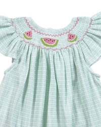 Baby Loren - Girl's Watermelon Pima Bishop Bishop Dress