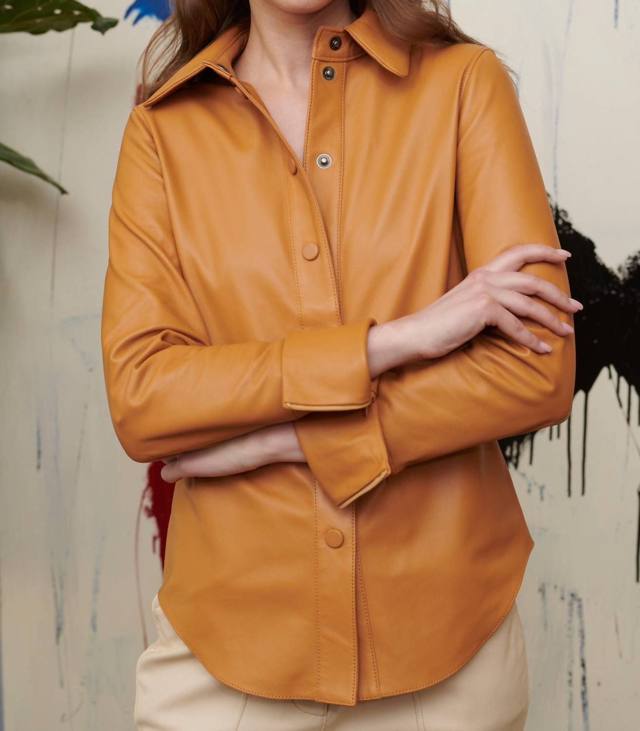 Jakett - Sylvie Vintage Leather Blouse