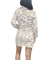 SKIES ARE BLUE Prairie Blossom Dress in beige - women's dress - detail view