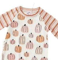 Pete + Lucy - Boys Denim Pumpkin Romper
