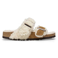 Birkenstock - Women's Arizona Split Teddy Parts River Logo Slippers