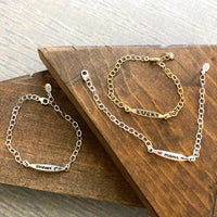 Jessica Elliot - Women's Colorful Words Enamel Bracelets - Dream