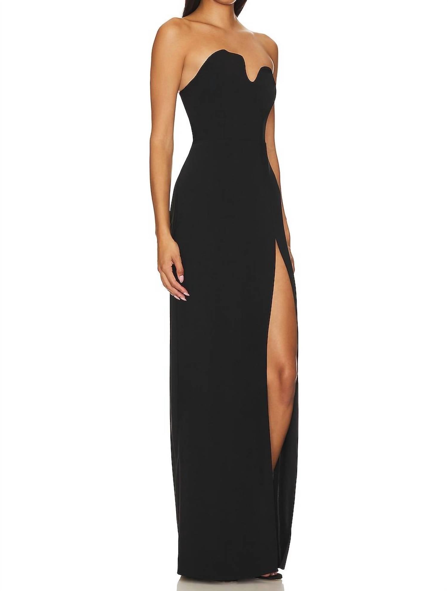 Amanda Uprichard - Strapless Puzzle Gown