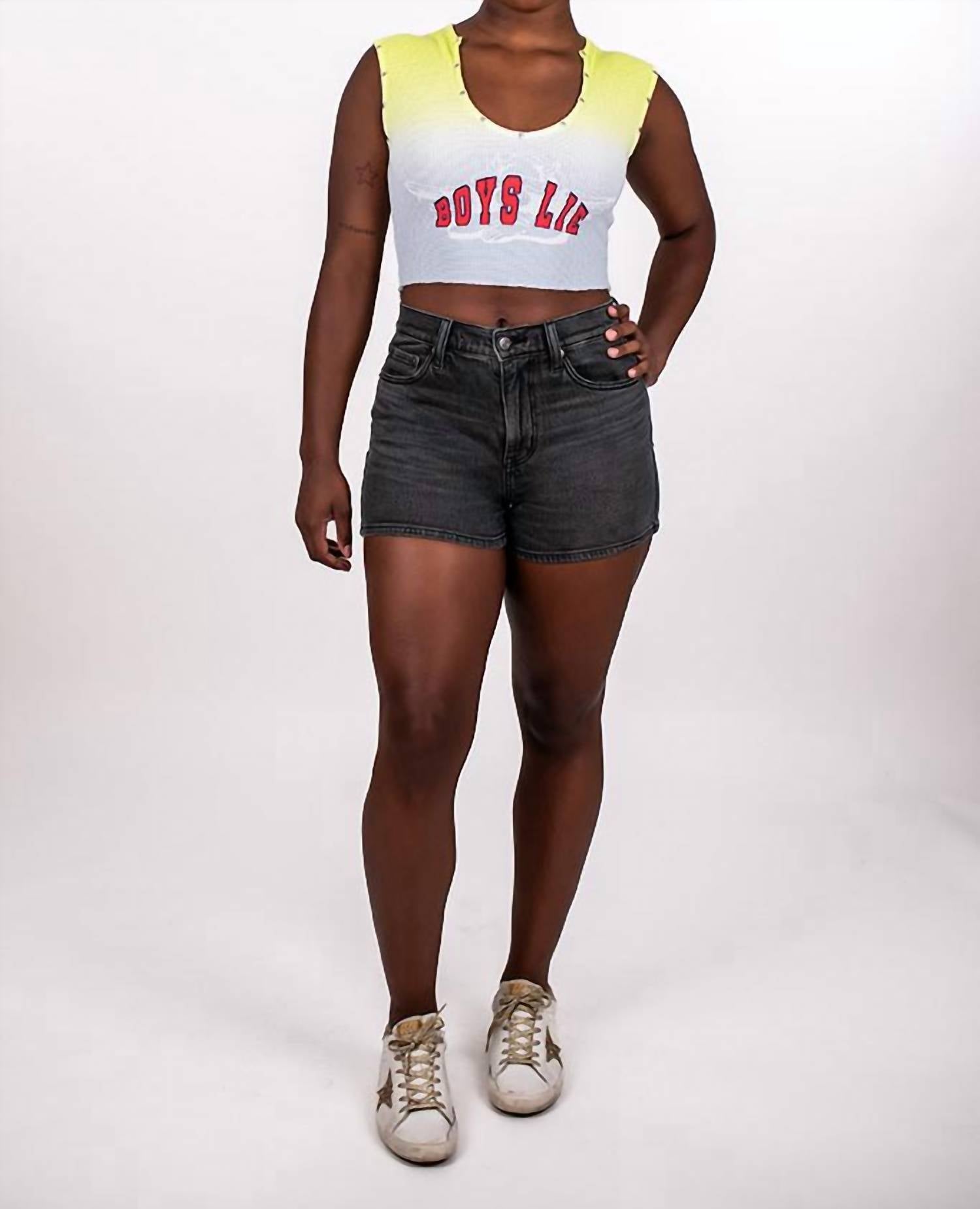 BOYS LIE Fool Me Once Rebel Tank Top in tie dye - women's tank top - view 5