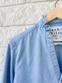 Frank & Eileen - Eileen Ruffle Collar Button-up Shirt