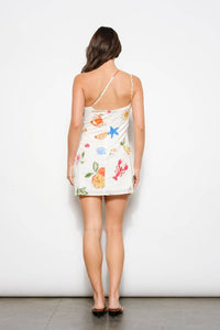 Pretty Garbage - Costa One Shoulder Mini Dress