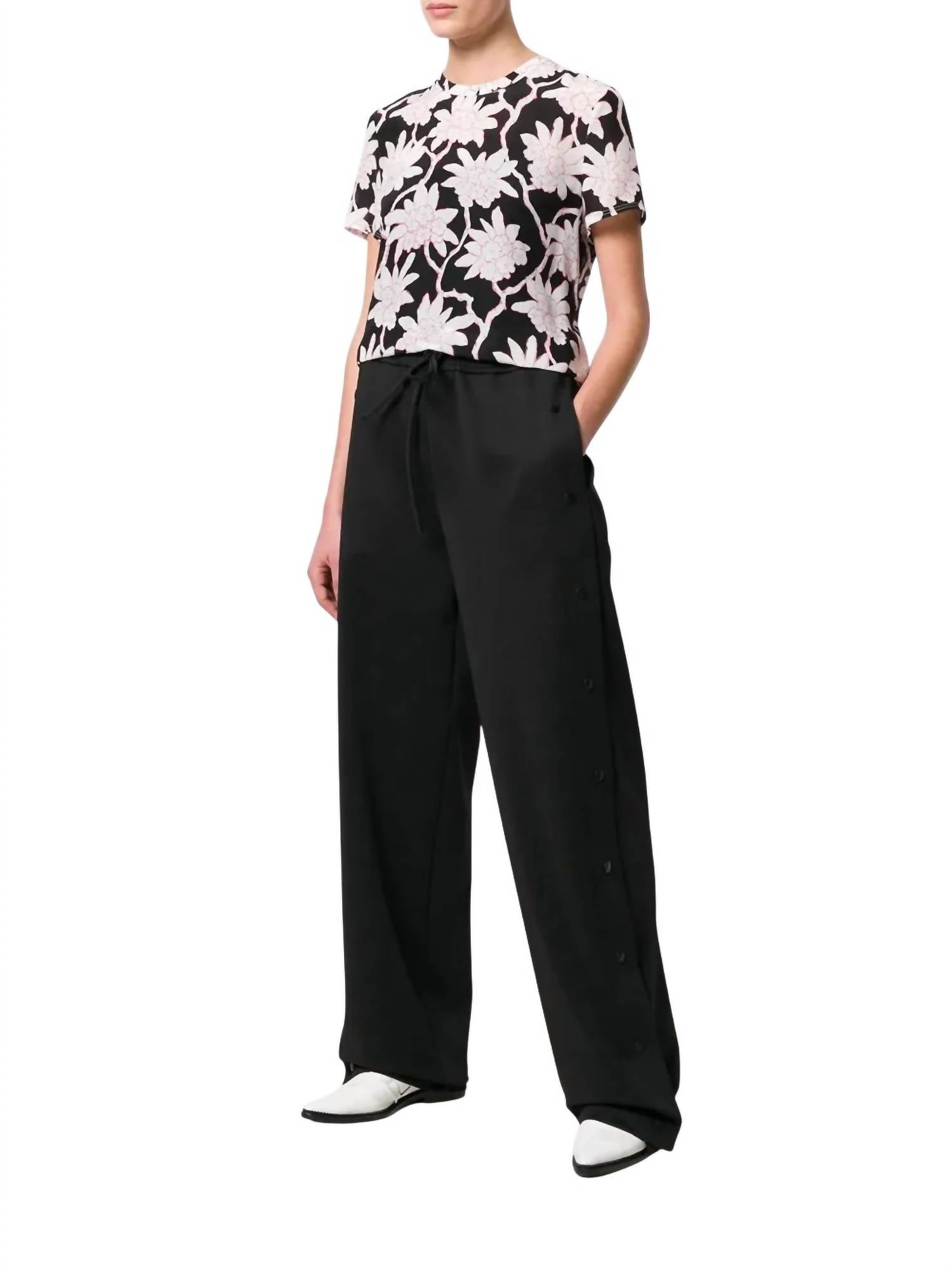 Valentino - Flora -print T-shirt