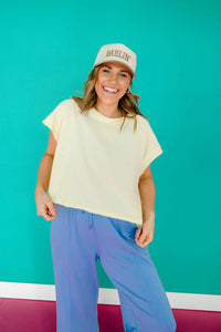 Rae Mode - Anna Open Back Slub Tee