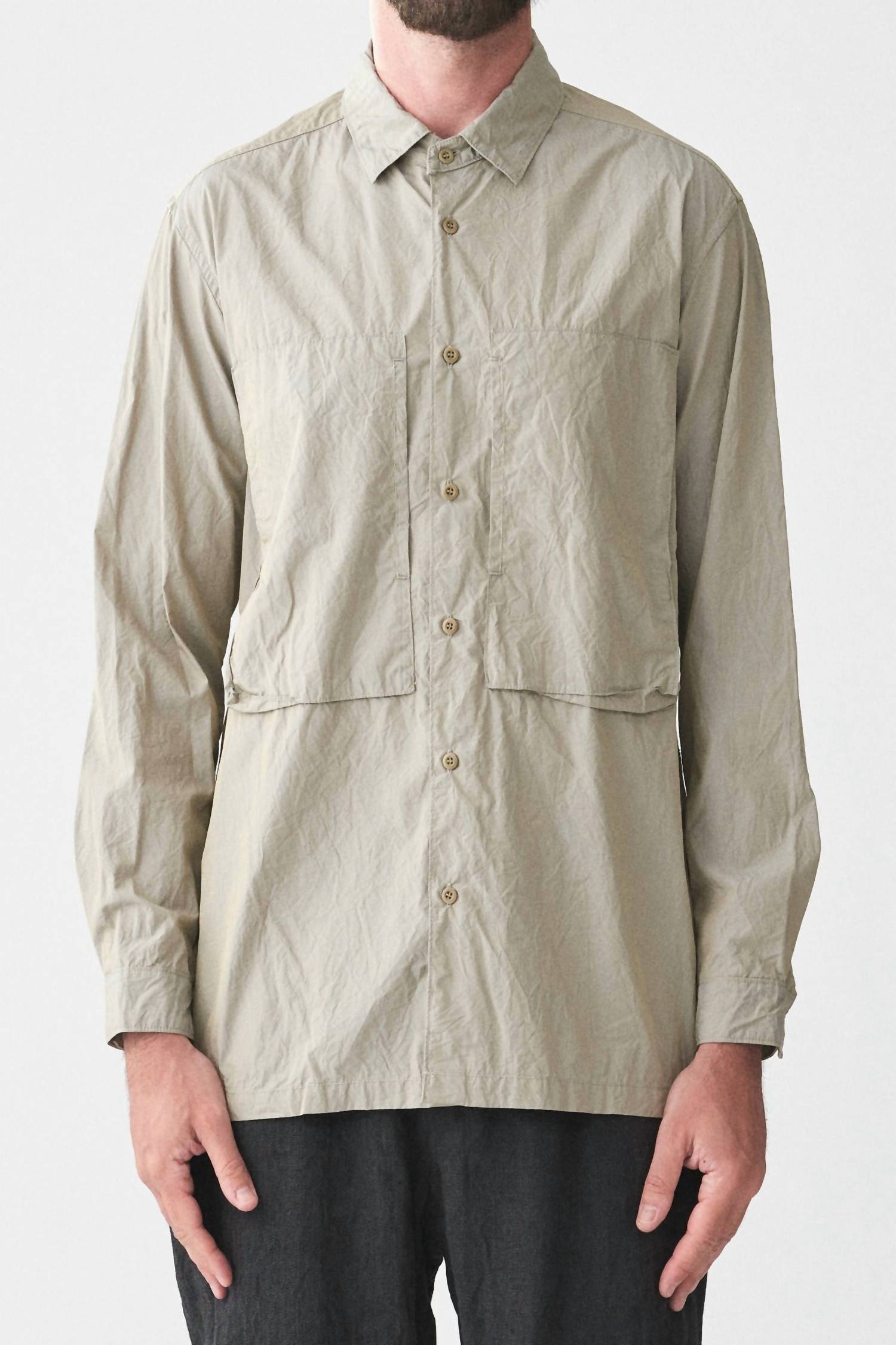 Sage De Cret - Men's Cotton Typewriter Work Shirt