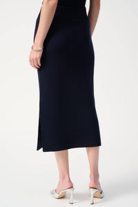 Joseph Ribkoff - High Rise Knit Midi Pencil Skirt