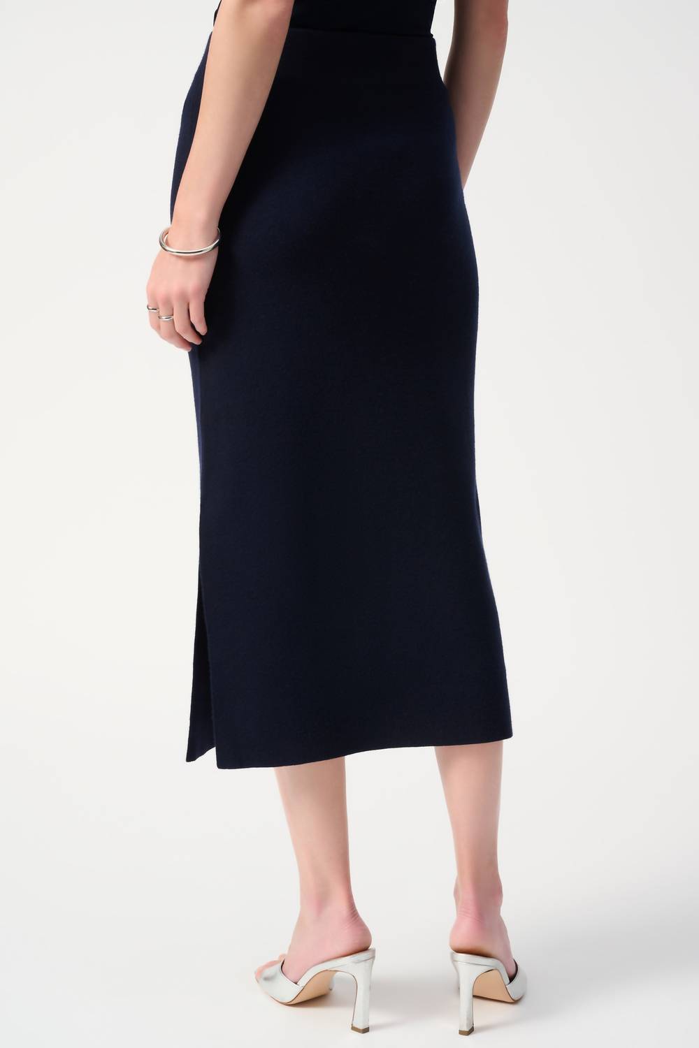 Joseph Ribkoff - High Rise Knit Midi Pencil Skirt