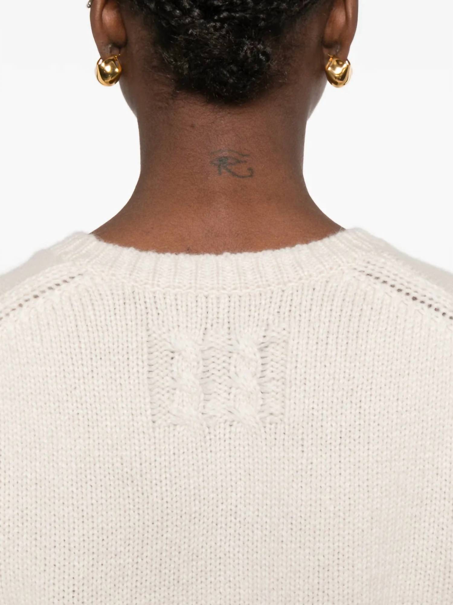 NILI LOTAN Saskia Cardigan in ivory - women's cardigan - view 4