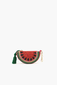 America & Beyond - Women's Watermelon Pop Beaded Coin Pouch