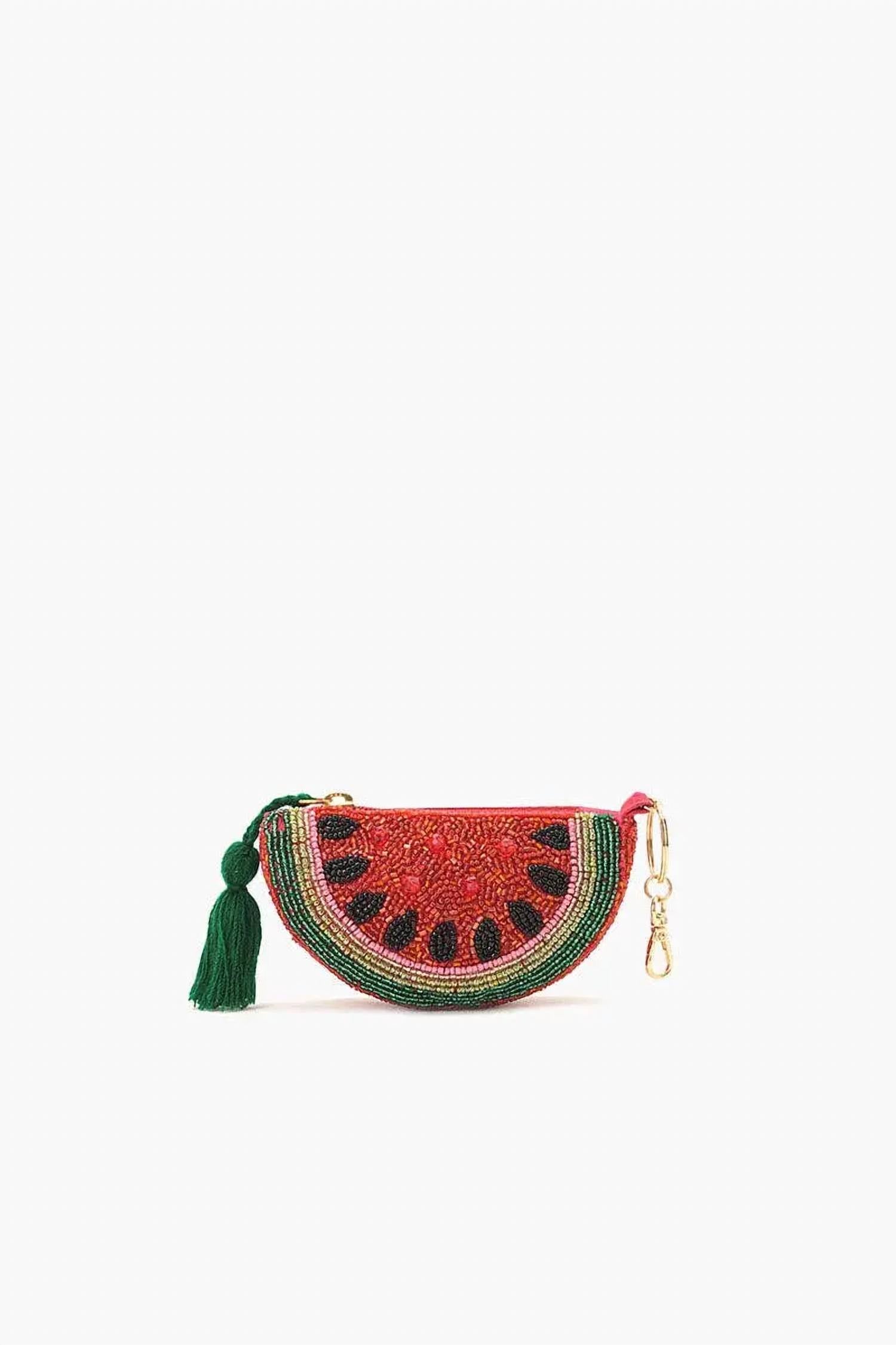 America & Beyond - Women's Watermelon Pop Beaded Coin Pouch