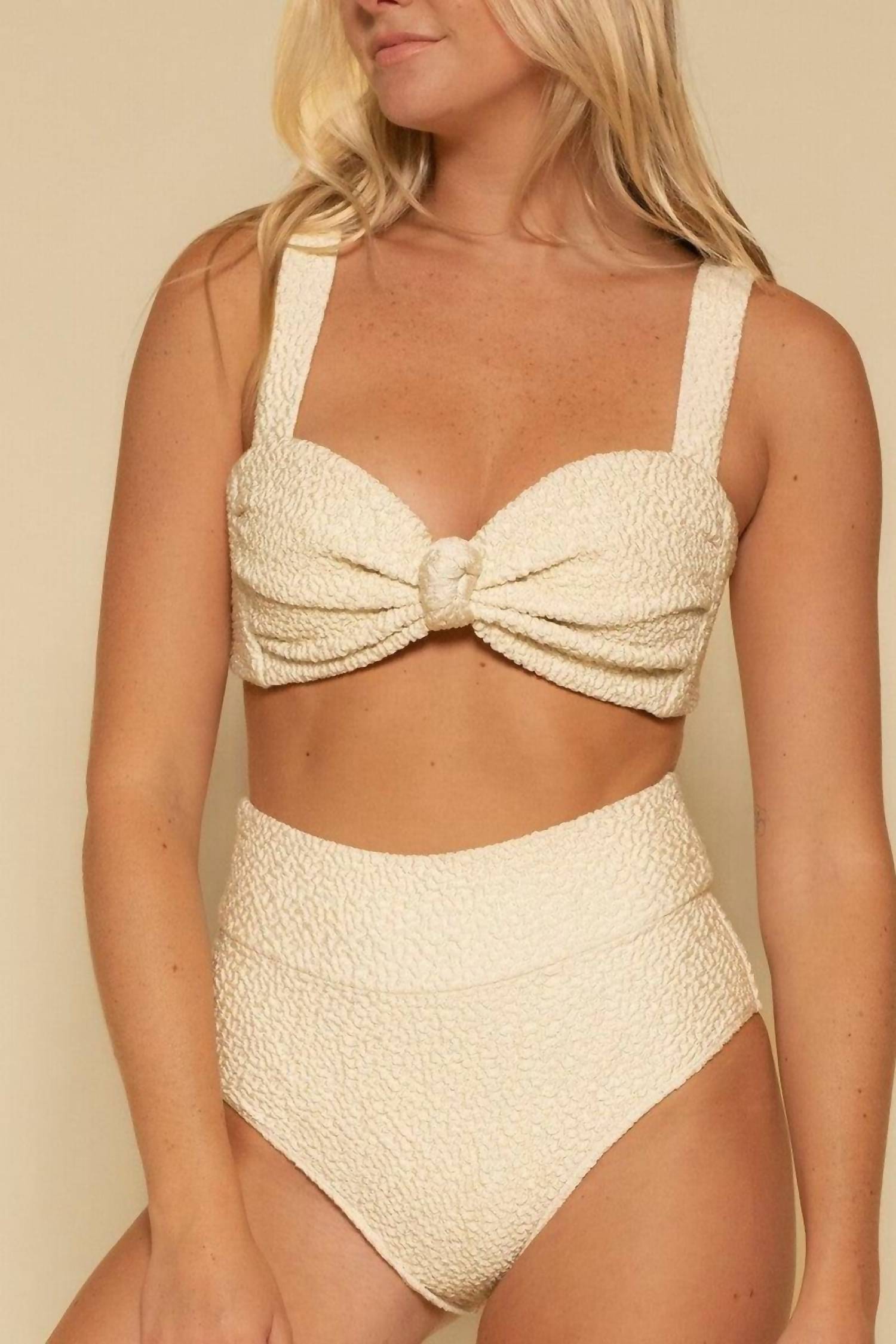 Montce - Full Coverage High Rise Bikini Bottom