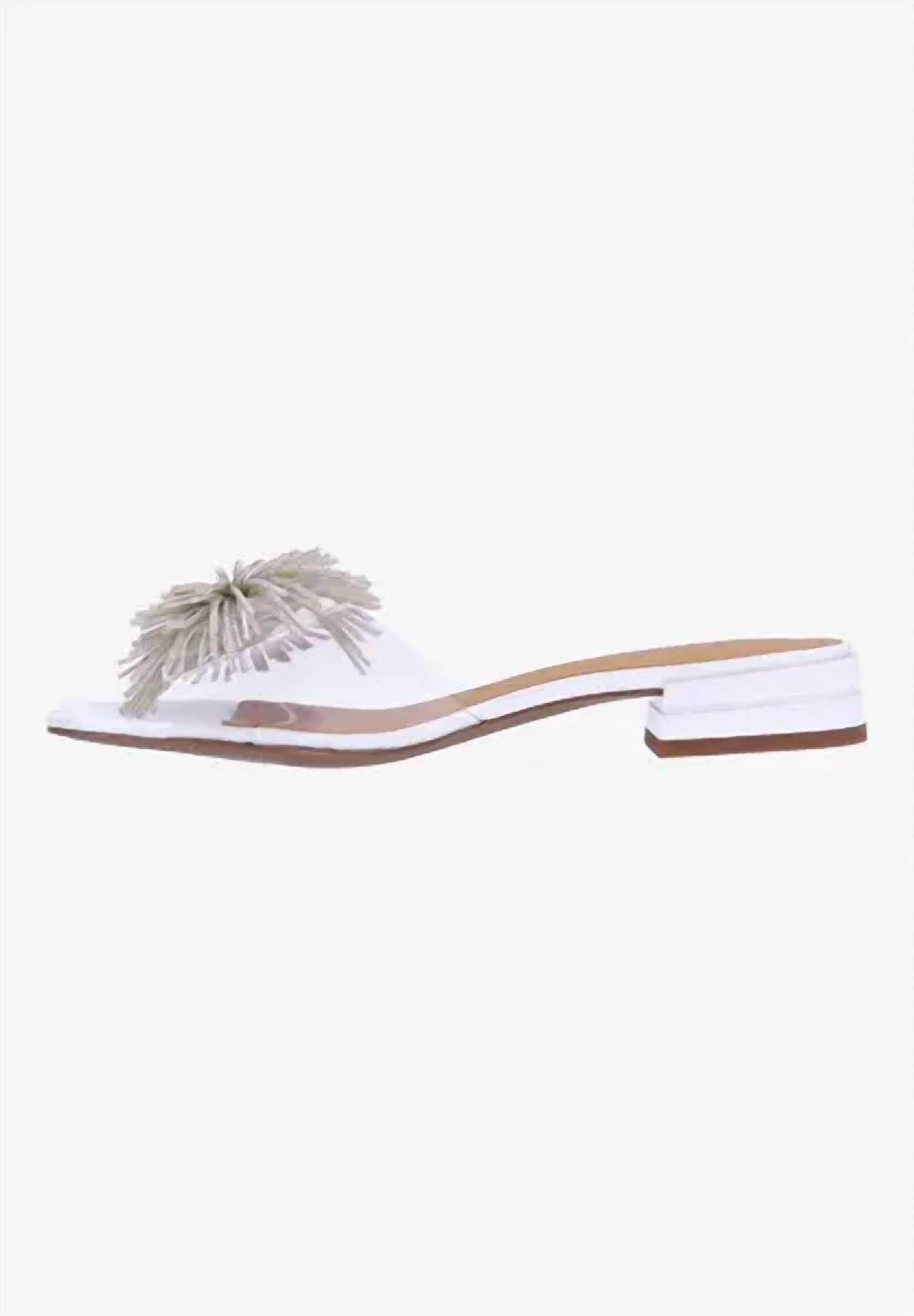 J. Renee - Women's Cherita Vinyl Slip On Sandals