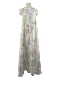 DiOMi Women's Embroidered Tulip Sleeveless Maxi Dress in white - women's dress