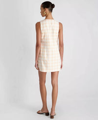 French Connection - V-neck Gingham Dress