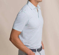 Southern Tide - Water Way Stirpe Coastal Breeze Performance Polo