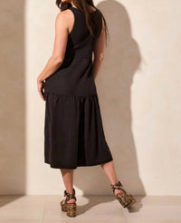 Tribal - Mixed Media Midi Dress