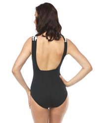 Roxanne - Chlorine Resistant Square Neck One Piece Swimsuit